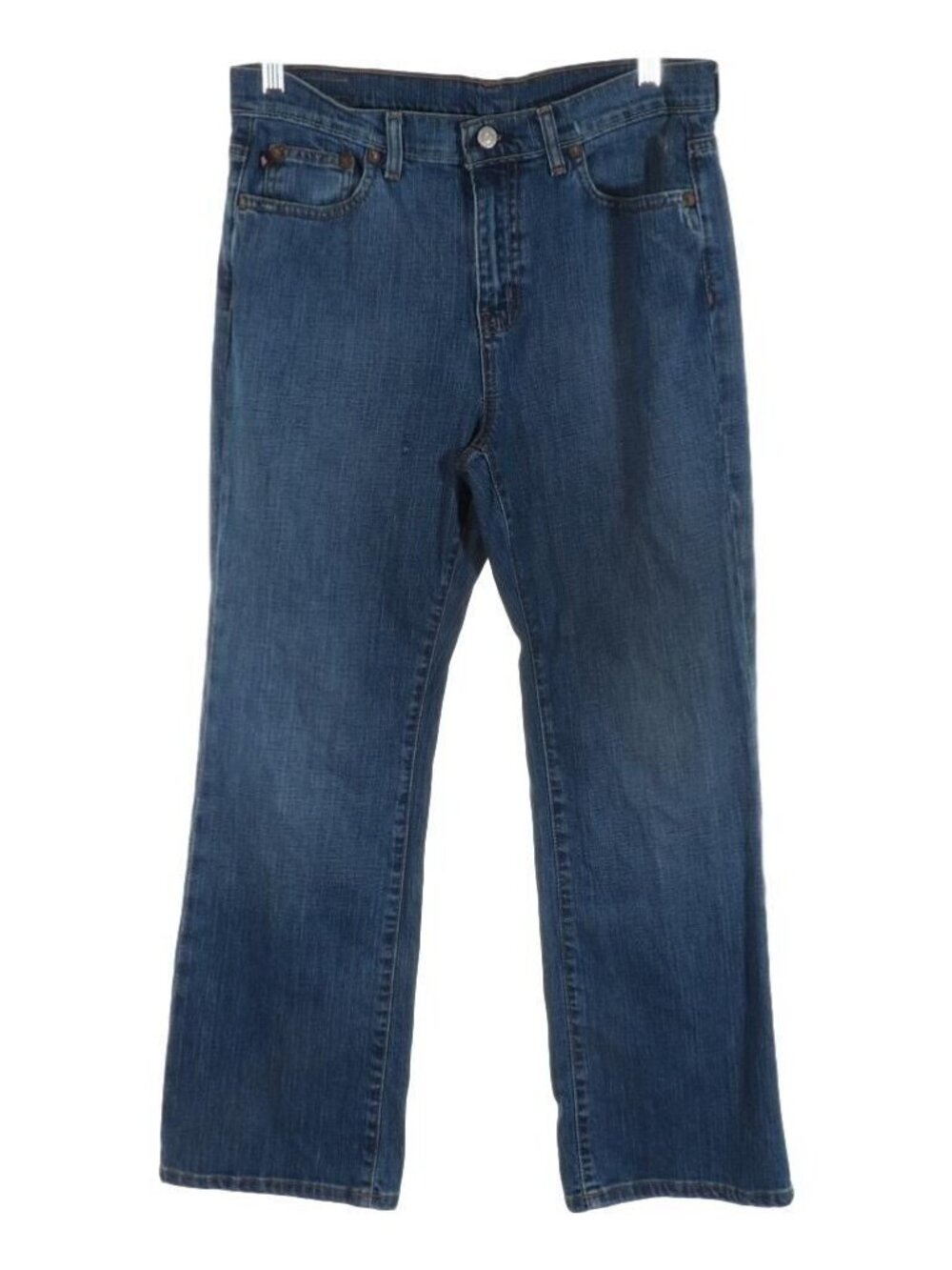 Vtg Ralph Lauren Jeans Womens Size 10 Distressed Stone Washed Stretch 33 x 30